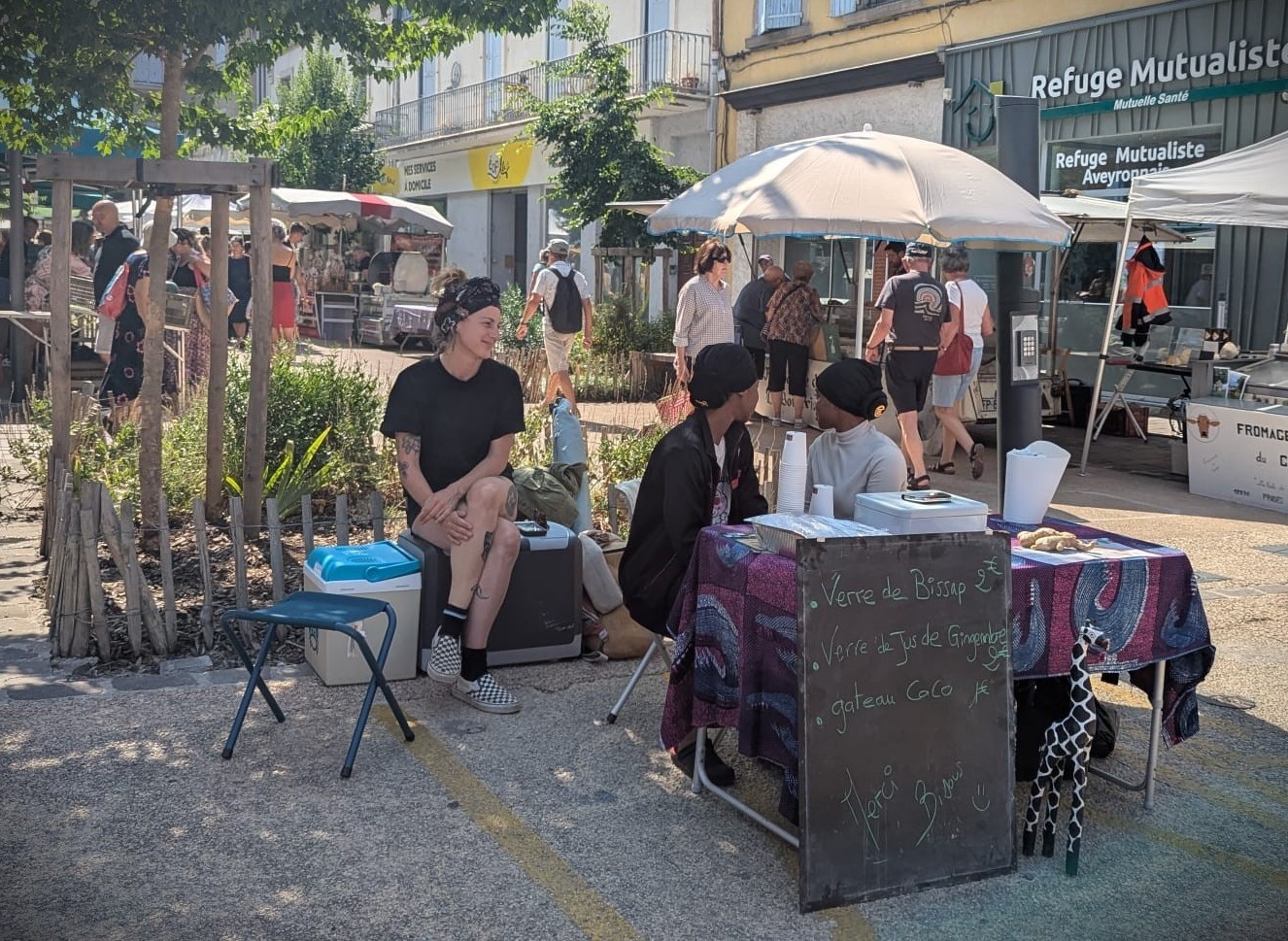 Vente au marché