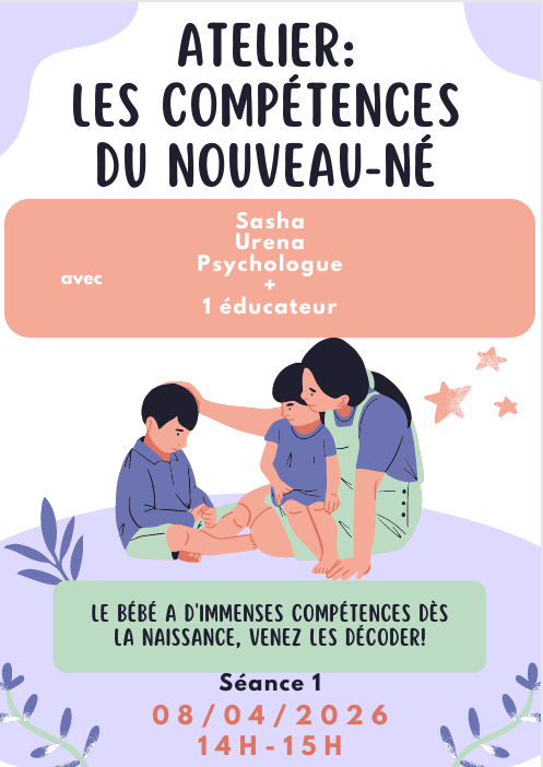 atelier parentalité: les compétences du nouveau-né